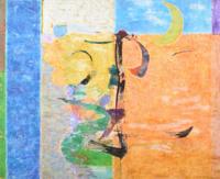 Monumental Tsugio Hattori Abstract Painting, 80W - Sold for $5,440 on 03-04-2023 (Lot 222).jpg